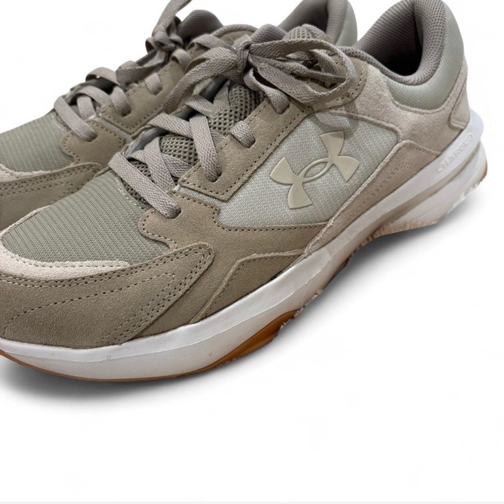 Under Armour Men's Beige and Cream Athletic Shoes